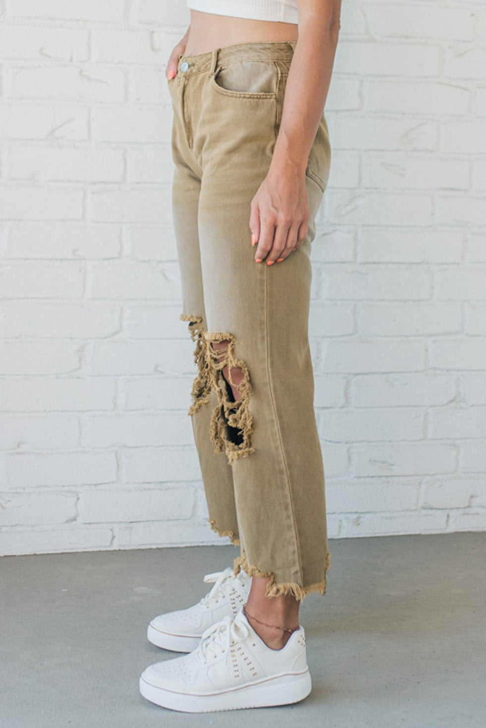 Riah Floral Wide Legged Trousers in Cream