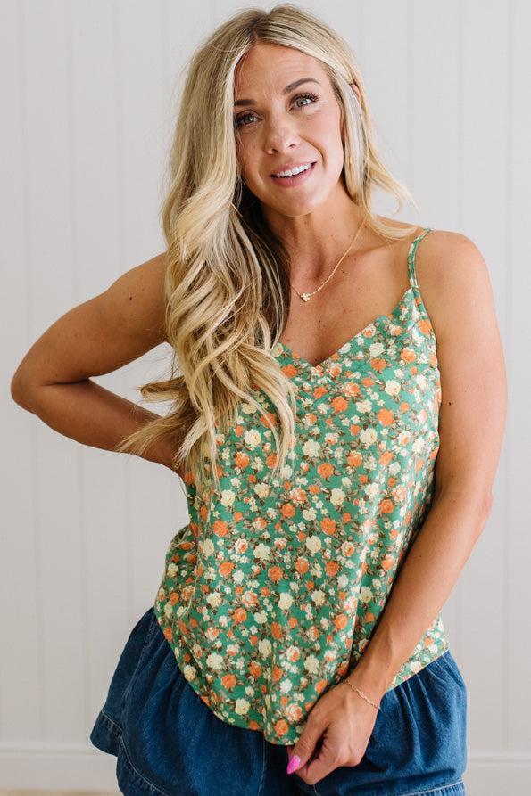 Rosie Floral Tank – RubyClaire Boutique