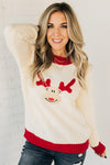 Rudolph Contrast Sweater