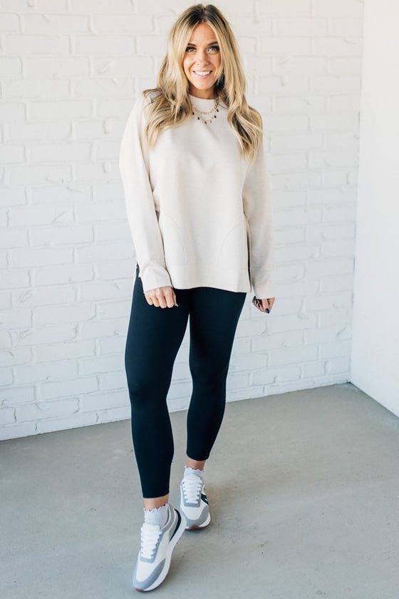 Sailor Side Slit Pullover