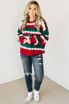 Scalloped Holiday Sweater