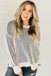 Seren Striped Ribbed Sweater