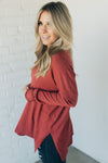 So Soft Seam Front Sweater