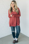 So Soft Seam Front Sweater