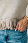 Sofie Fringe Sweater Tee