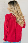 Solid Chenille Raglan Sweater