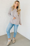 Solid Chenille Raglan Sweater