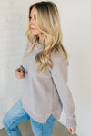 Solid Chenille Raglan Sweater