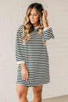 Sparrow Striped Shirt Dress