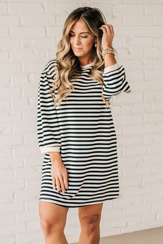 Sparrow Striped Shirt Dress