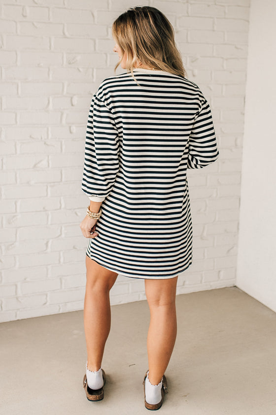 Sparrow Striped Shirt Dress