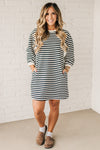 Sparrow Striped Shirt Dress