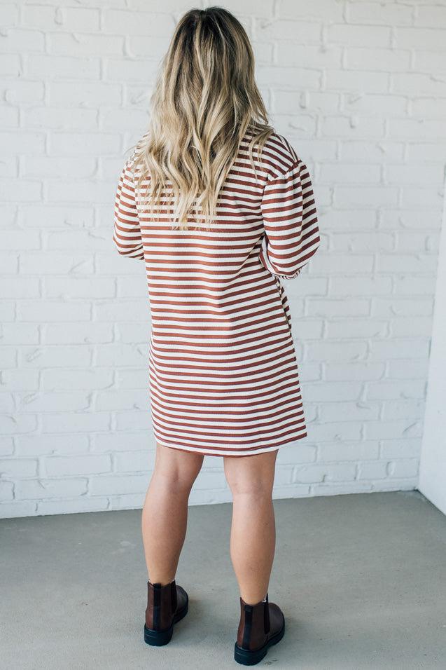 Sparrow Striped Shirt Dress