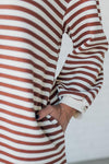 Sparrow Striped Shirt Dress