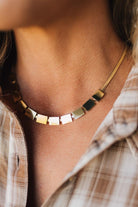 Gold necklace is hypoallergenic, waterproof, fade-resistant, and tarnish-resistant, ensuring its beauty lasts for years. Perfect for everyday wear or special occasions.

