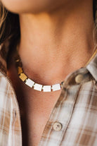 Gold necklace is hypoallergenic, waterproof, fade-resistant, and tarnish-resistant, ensuring its beauty lasts for years. Perfect for everyday wear or special occasions.
