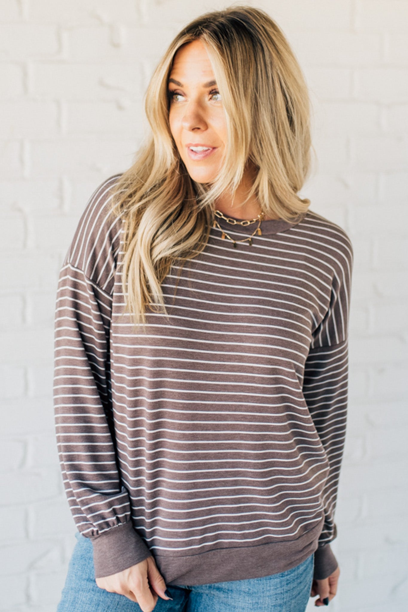 Sunday Soft Striped Top