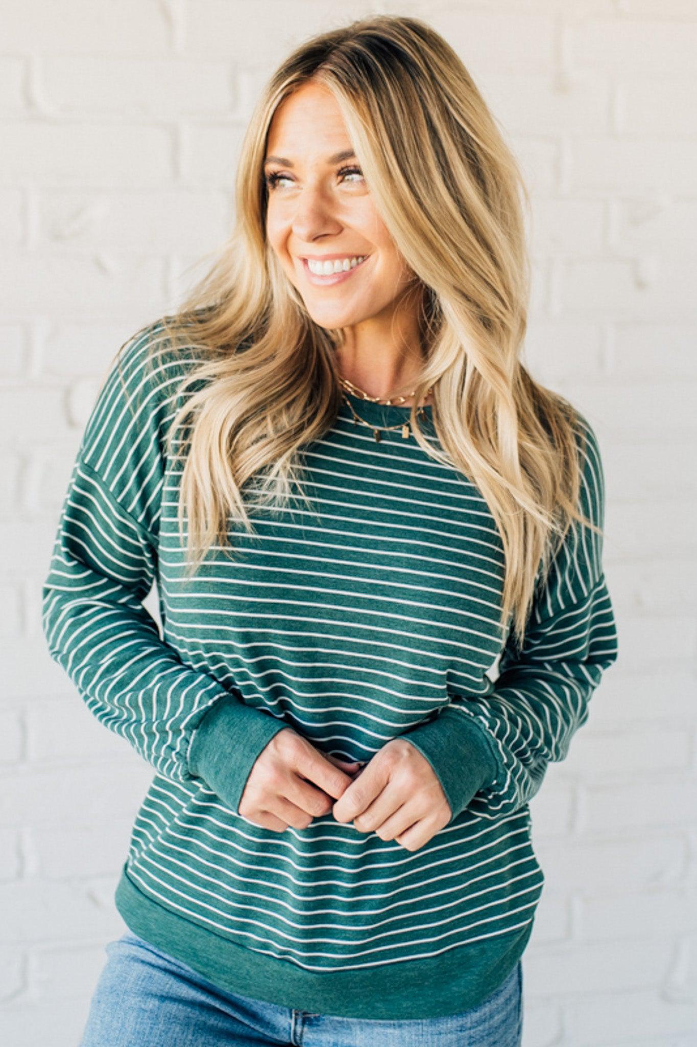 Sunday Soft Striped Top