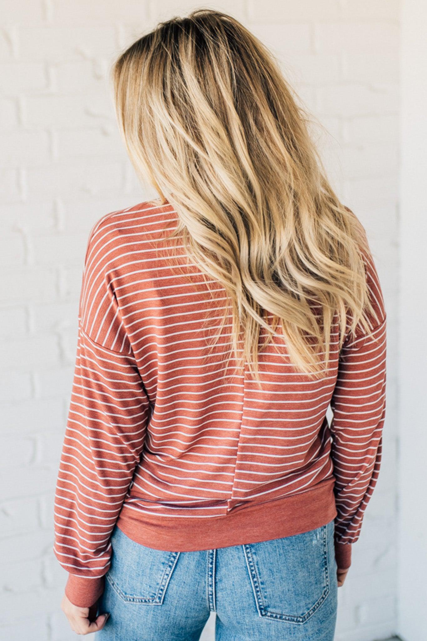 Sunday Soft Striped Top