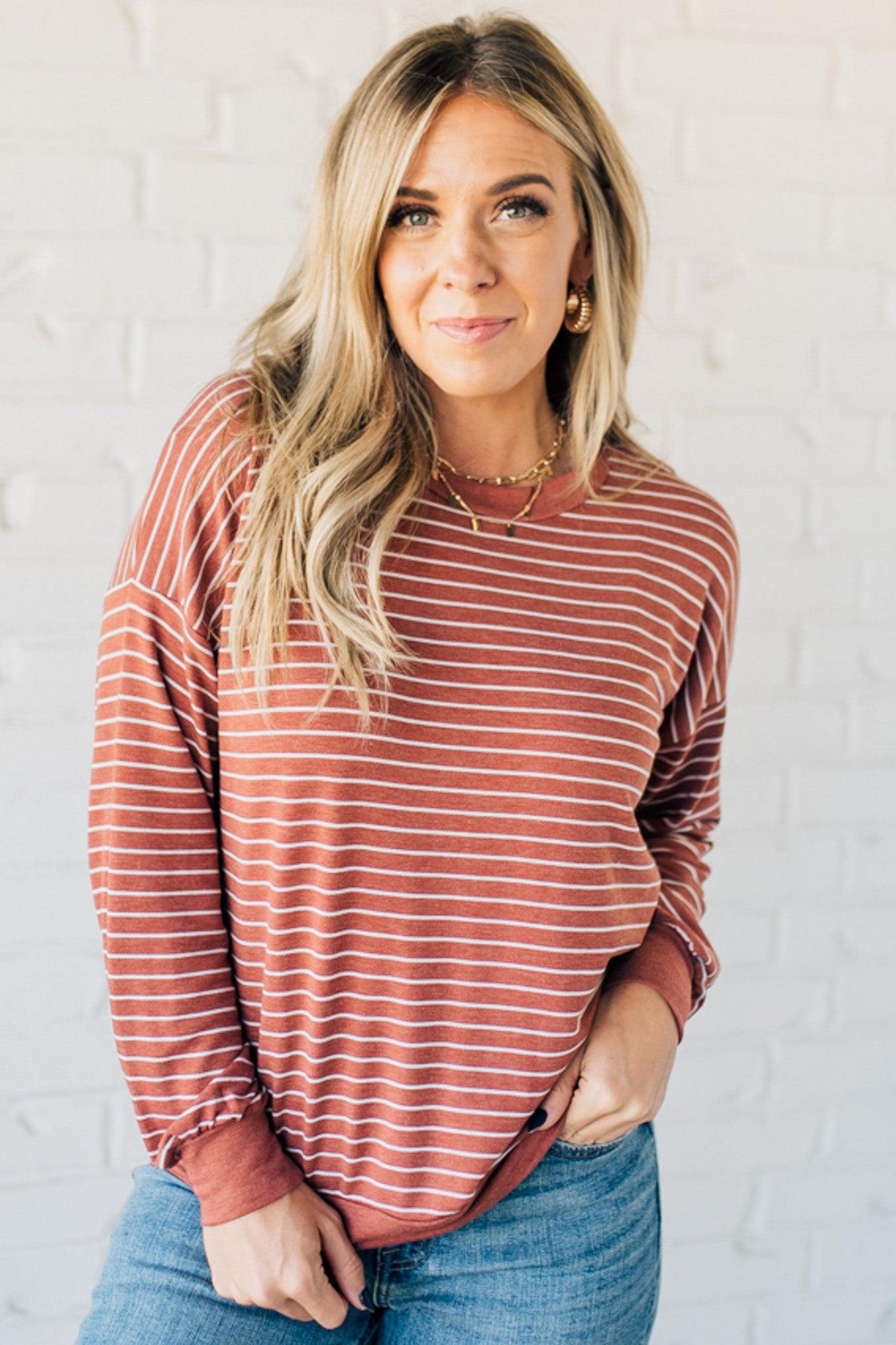 Sunday Soft Striped Top