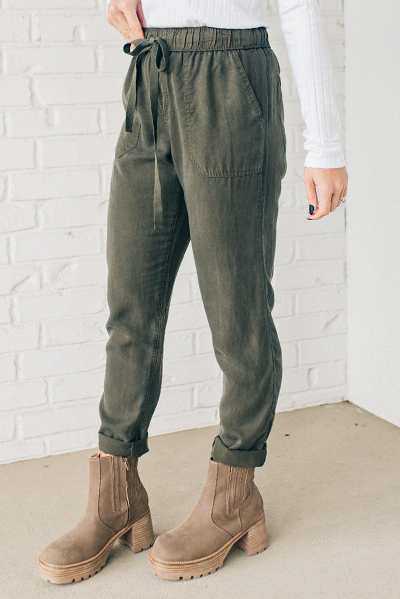 Tencel Drawstring Pants – RubyClaire Boutique