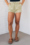 Tencel Drawstring Shorts