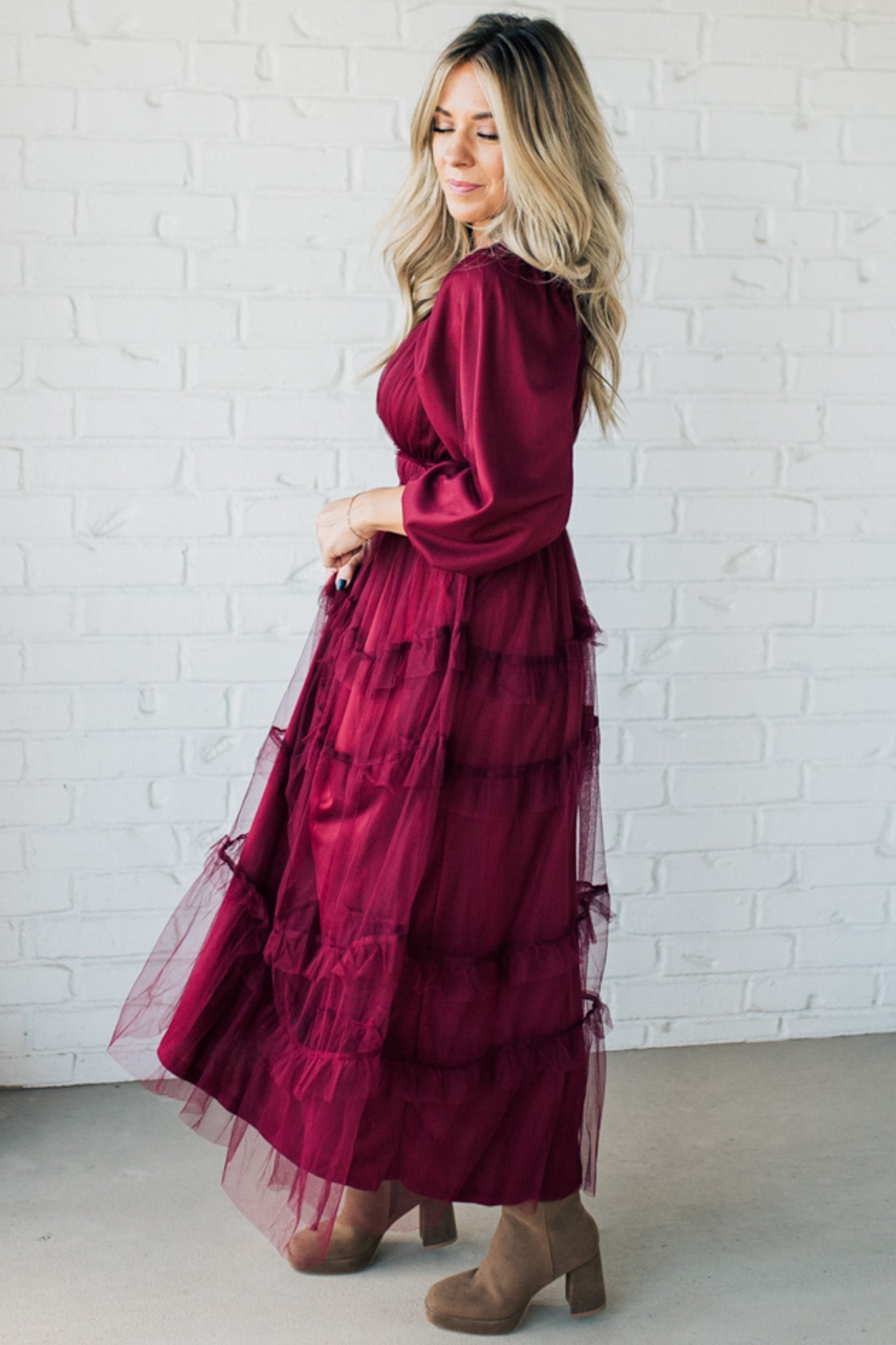 Tessa Tulle Tiered Dress