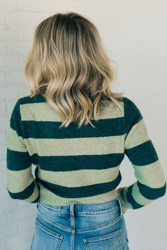 Varsity Stripe Soft Sweater