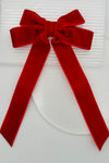 Velvet Bow Barette