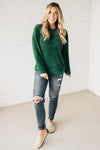 Waffle Knit Chenille Sweater