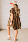 Wild Wish Leopard Denim Dress