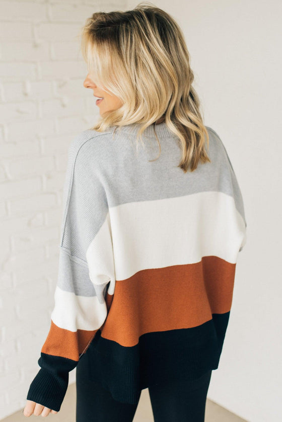 Wren Colorblock Drop Shoulder Sweater