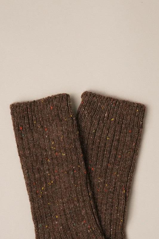 Confetti Wool Blend Socks