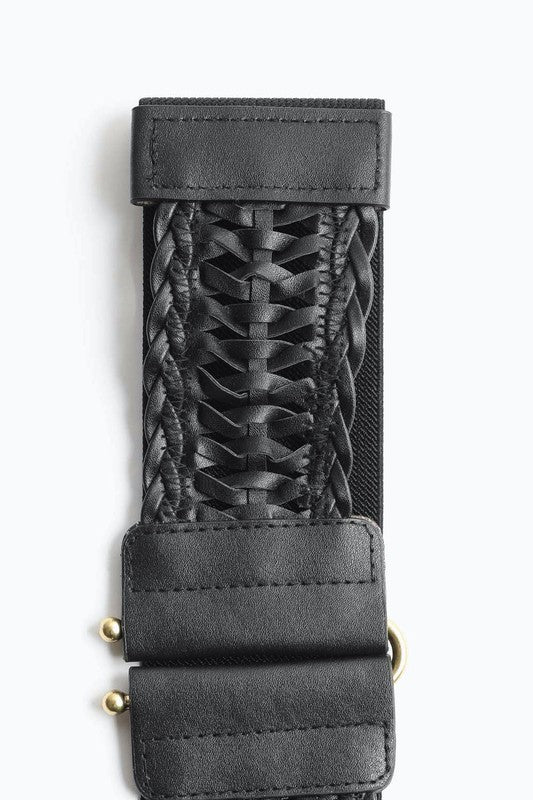 Vegan Braided Stretch Belt