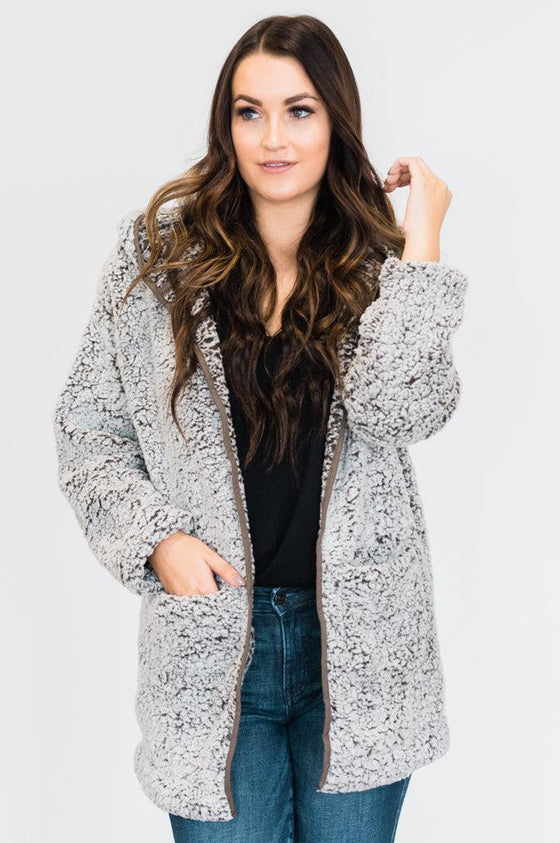 Hooded Sherpa Jacket