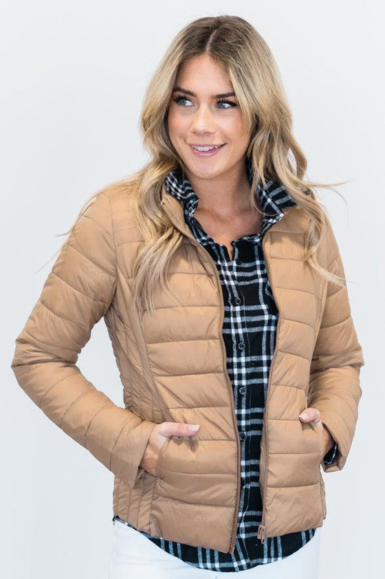 Padded Zip Up Jacket
