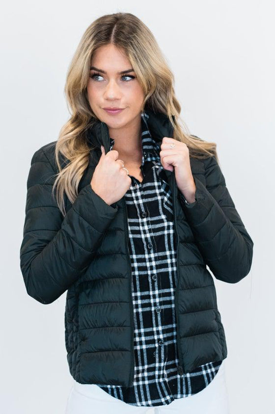 Padded Zip Up Jacket