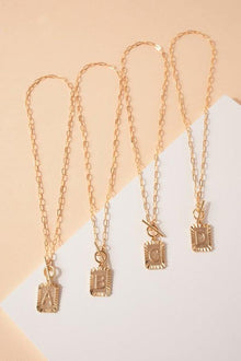  Initial Charm Necklace