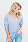Solid Puff Sleeve Top