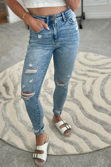  Alexis Cuffed Ankle Slim Fit Jeans