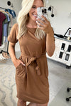 Belted Day Dress