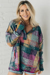 Brushed Multi Check Pullover