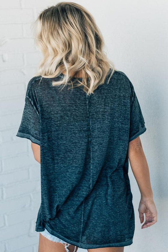 Burnout Boxy Pocket Tee