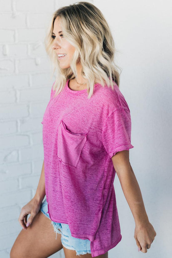 Burnout Boxy Pocket Tee