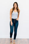 Cassidy Button Fly Jeans
dark-wash-denim-jeans-button-fly-pants-kancan