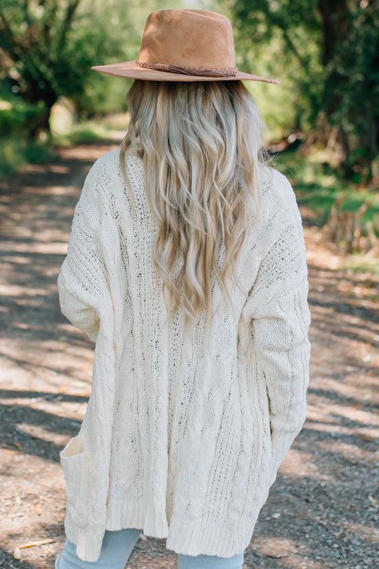 Chunky Cable Cardigan