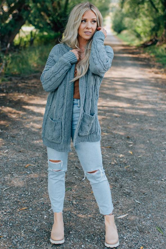 Chunky Cable Cardigan