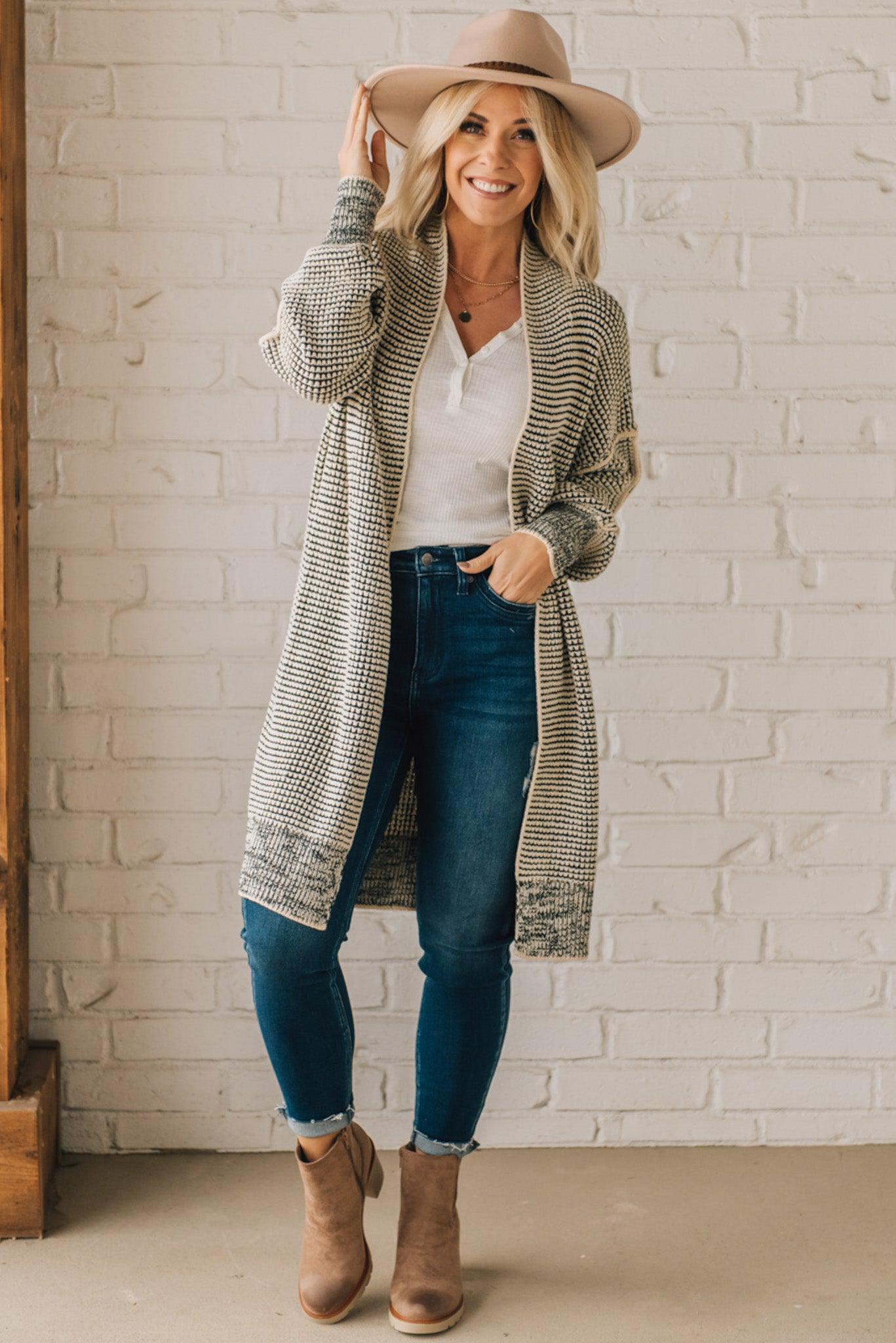 Chunky Knit Oversized Cardigan – RubyClaire Boutique