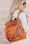 Convertible Backpack with Aztec Strap