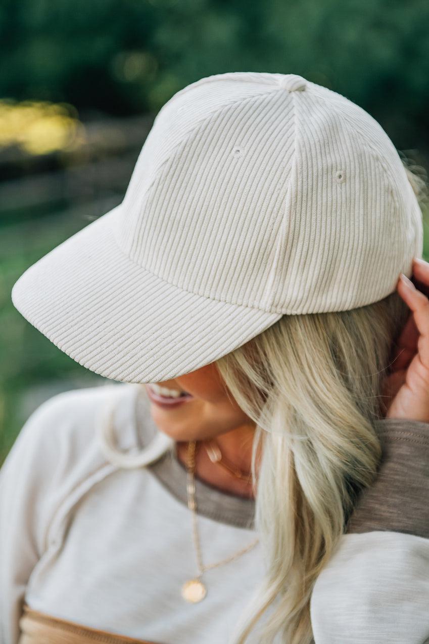 Corduroy Ball Cap – RubyClaire Boutique